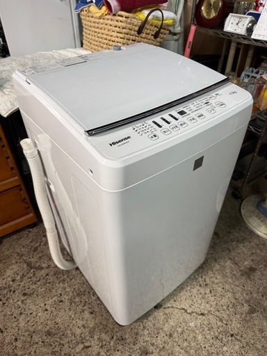 ハイセンス全自動洗濯機HW-G45E4KW