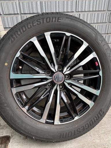 215/60R17 タイヤアルミホイール4本セット⭐︎ブリヂストン22年49週⭐︎共豊スマッククレスト