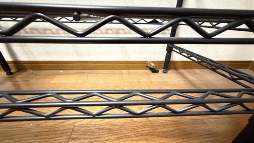 スチールラック エレクタ ホーム　黒ERECTA HOME