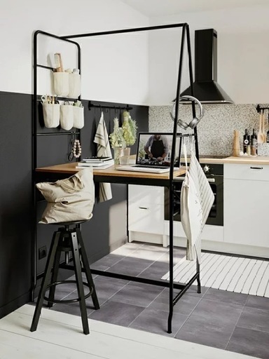 【7/31まで限定価格】IKEA イケア HAVERUD ホーヴェルード カウンター テーブル カウンターテーブル ラック キッチンラ