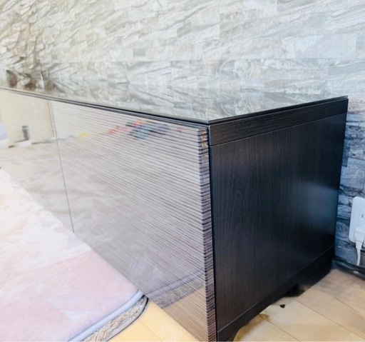 ✨IKEA 高級テレビボード ローボード 幅180cm ダークカラー 約11万円購入✨