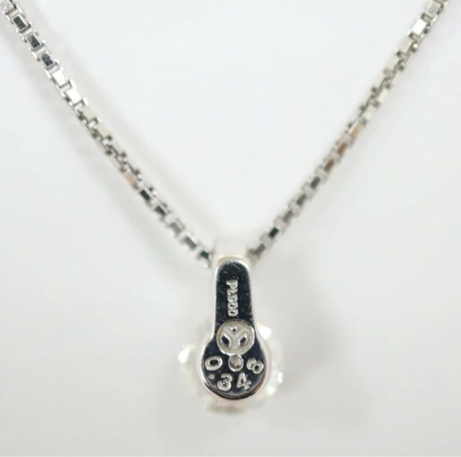 ☆ドリーム荒牧店☆Pt850 Pt900 ダイヤモンドネックレス D:0.348ct
