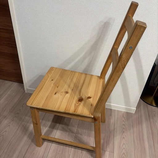 IKEA イーヴァル 2脚セット ダイニングチェア (ぱでぃ) 鴨居の椅子