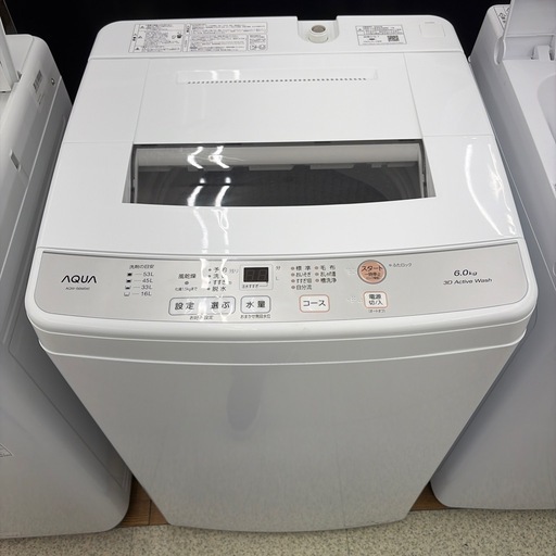 リユースのサカイ東金店 AQUA 洗濯機 22年製 6kg TJ20141