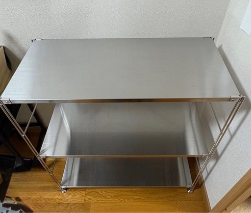 無印良品　ステンレスシェルフ