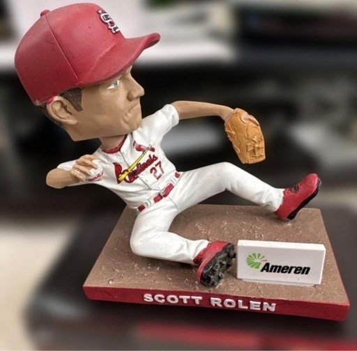 非売品】MLB カージナルス スコット・ローレン ボブルヘッド 27番