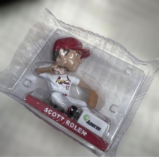 【非売品】MLB カージナルス スコット・ローレン ボブルヘッド 27番 非売品】MLB カージナルス スコット・ローレン ボブルヘッド 27番