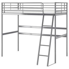 IKEA】ロフトベッド SVÄRTA（スヴェルタ）90x200 グレー (武内祈莉