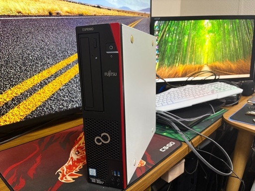 [取り置き中] デスクトップパソコン 富士通 ESPRIMO D588VX Windows11 CPU i5-8500 メモリDDR4
