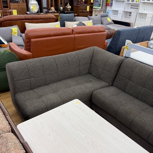 ドリーム川西店限定】☆ジモティー割引☆L字ソファ【99560000074666 