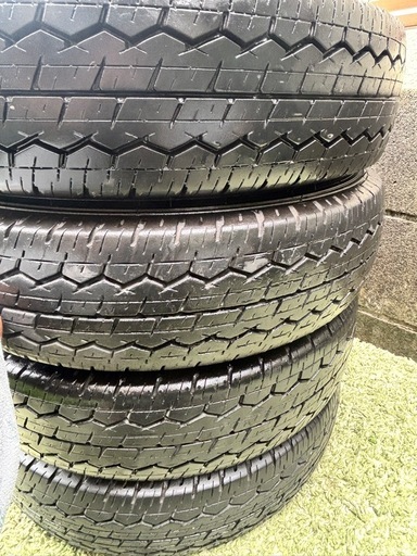 ダンロップ タイヤ 4本セット 145R12 6PR LT