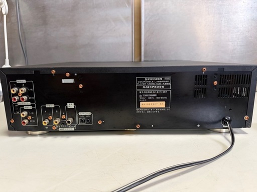 Pioneer パイオニアCLD-K55G レーザーディスクプレーヤー CD / CDV / LD プレイヤー リモコン付属 稼働確認