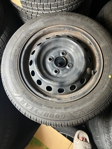 165/70r14ノーマルタイヤ2024年製good yearと純正ホンダホイール4本