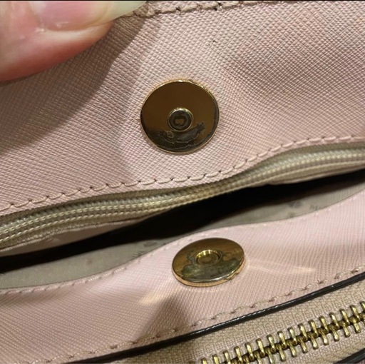 MICHAEL KORS 2WAY ハンドバッグ ショルダーバッグピンクベージュ