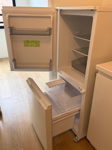 【2022年製】SHARP 冷蔵庫 152L SJ-D15H-W｜動作良好・清掃済み