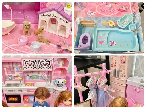 【7月中1000円引き！】リカちゃん ママ マキちゃん 赤ちゃん はるとくん ハウス 車 まとめ売り