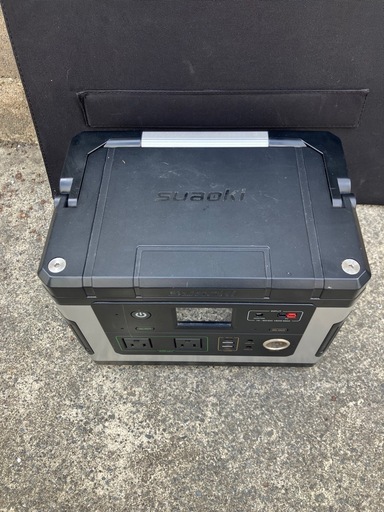 suaokiのポータブル電源およびソーラー　パネルセット　アウトドア　キャンプ　防災