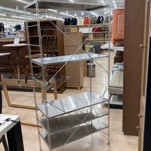 【トレファク東大阪箕輪店】無印良品　スチールユニットシェルフ トレファク東大阪箕輪店】無印良品3段ユニットシェルフのご紹介です 