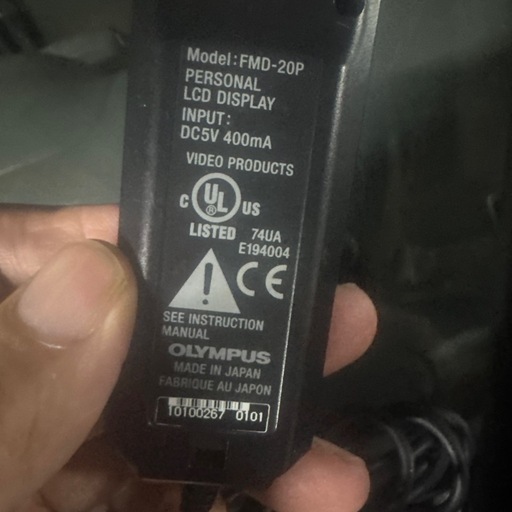 PlayStation2専用品 OLYMPUS Eye-Trek FMD-20P