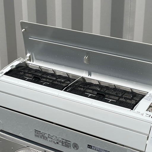 取付け可 ! !◇パナソニック 6畳用 2022年製 ナノイーX 快速制御 エオリア100V エアコン CS-222DFL高圧洗浄済み
