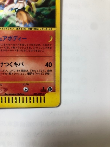 ポケカeカードエンテイ