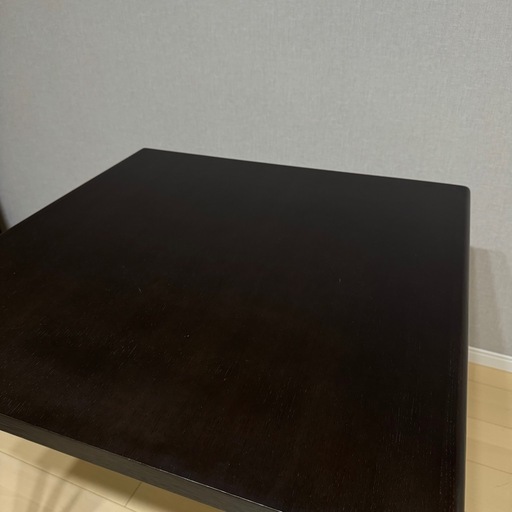 大塚家具　ダイニングテーブル　80cm ダークブラウン