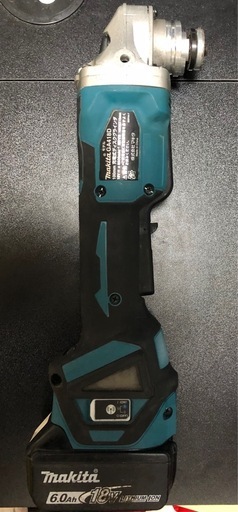 マキタ18V 充電式ディスクグラインダー（GA418D）、18Vバッテリー（BL1860B ）セット