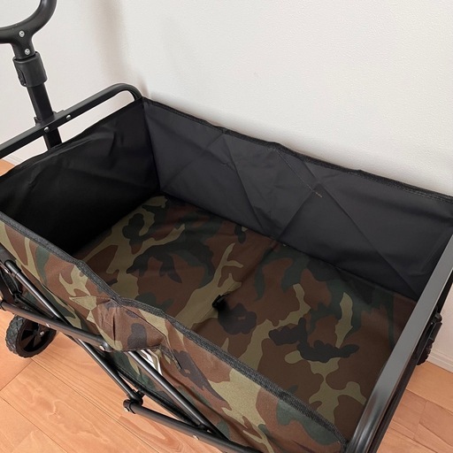 新品✨キャリーワゴン カモフラ柄    容量120Ｌ