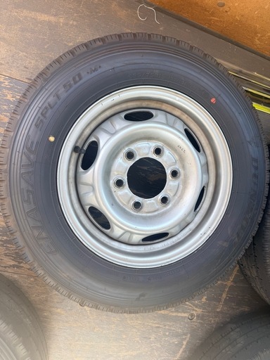 ホイール付き】DUNLOP ENASAVE 185/75R15 LT 4本セット｜溝あり・即