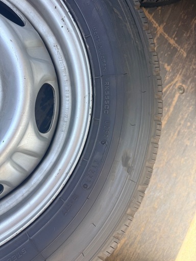【ホイール付き】DUNLOP ENASAVE 185/75R15 LT 4本セット｜溝あり・即使用可能