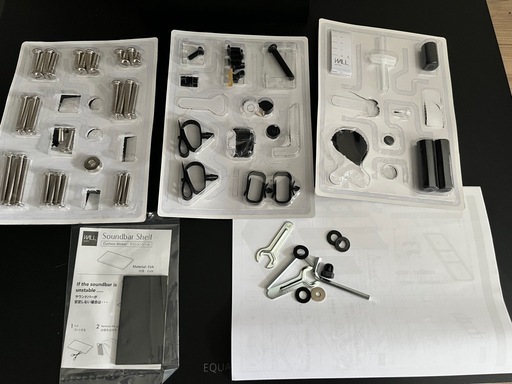 EQUALS WALL V3 ハイタイプ 黒　サウンドバースタンド付