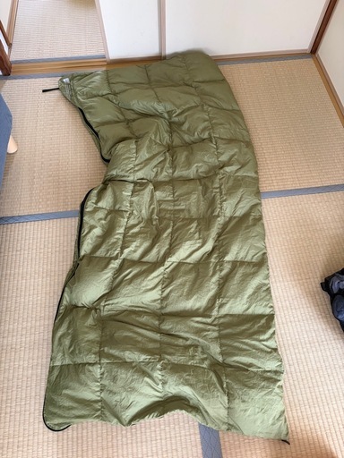 ISUKA イスカ Recta 200 ダウンシュラフ 寝袋 グースダウン キャンプ 登山