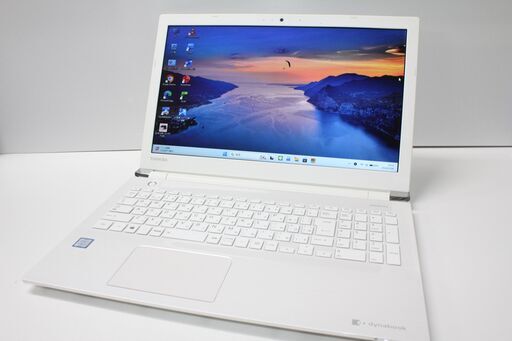 【中古ノートPC】東芝〈dynabook T55/BW〉第6世代Core i3/SSD256GB/メモリ8GB ⑥