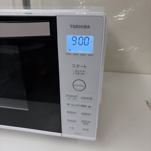【?買取市場 1年保証】R726 ☀️ 2025年製の高年式♪ TOSHIBA / 東芝 フラット電子レンジ ER-S17Y [17L