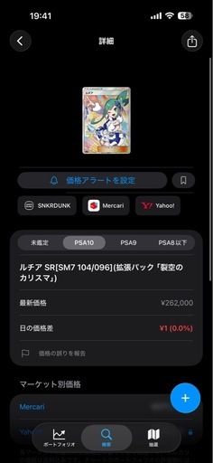 ルチア SR PSA10
