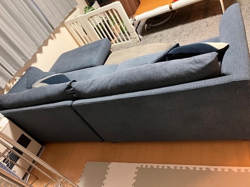 取引中　3人掛けカウチソファ