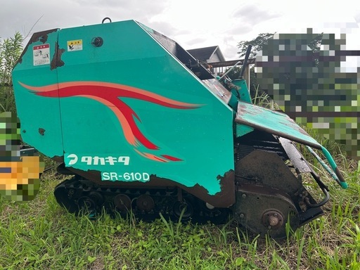 タカキタ 自走小型ロールベーラ SR-610D 849時間 トワインタイプ ワイドピック 牧草 梱包 小型ロールベーラー トラクター作