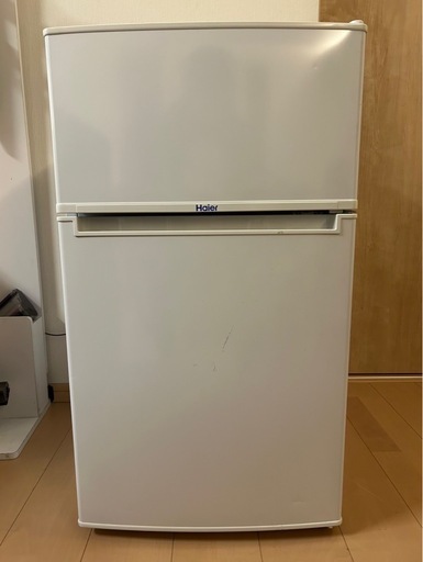 ハイアール　Haier 85L 2ドア冷蔵庫ホワイトJR-N85A