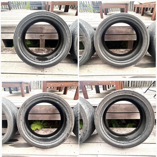 【ジャンク】YOKOHAMA ADVAN NEOVA 225/40R18 4本 2007年製 18インチ ネオバ 転がし用