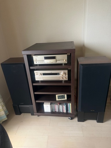 NATURAL SOUND AV AMPUFIER DSP-AX2300 コンパクトディスクプレイヤーPO-HSZ オーディオセット　