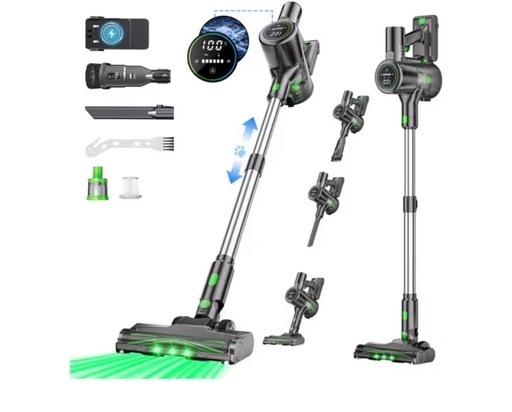 新品　自立式コードレス掃除機　次世代LEDディスプレイ