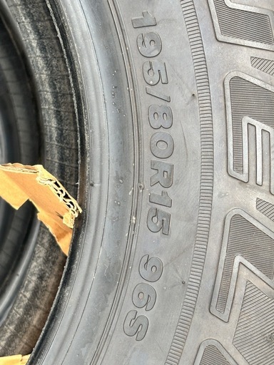 新しいブリヂストン デューラー 195/80R15 4本セット