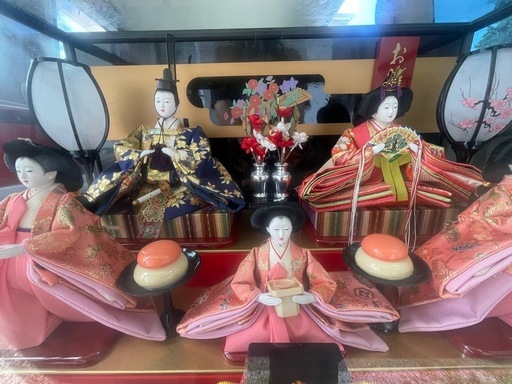 ひな人形 ケース付き