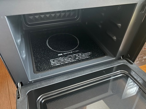 【美品・2024年製】アイリスオーヤマ オーブンレンジ 18L MO-F1810-B ブラック