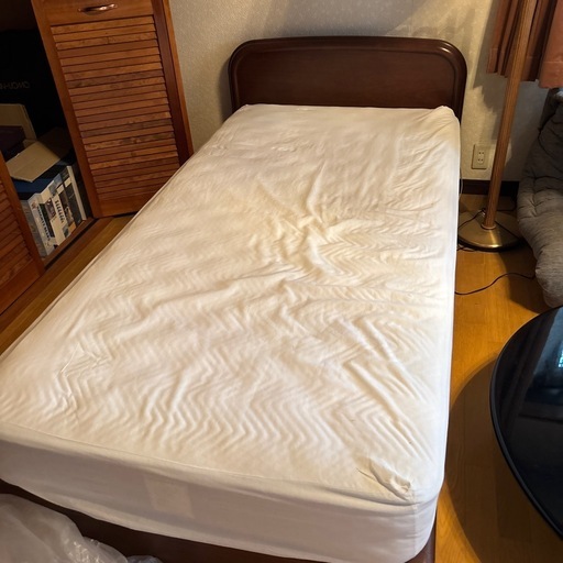 シングルベッド (むちこ) 岡町のベッド《シングルベッド》の中古 