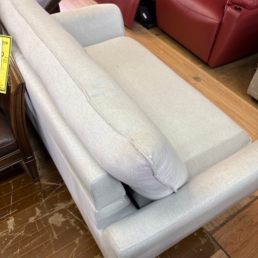 【ジャングル深井店】ソファ2人用 グレー（シミ有り）リビング家具 堺市 深井【FU1451】