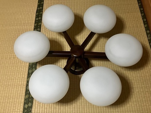 レトロ風天井付けシャンデリア