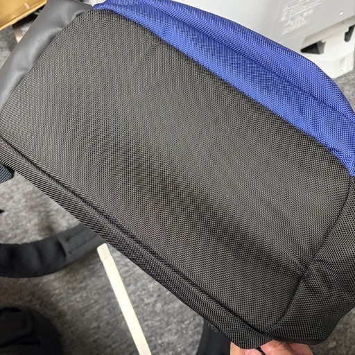 【美品】TUMI リュック バックパック ブラック×ブルー