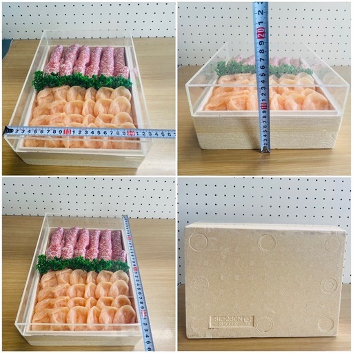 しゃぶしゃぶ食品サンプル 3点セット