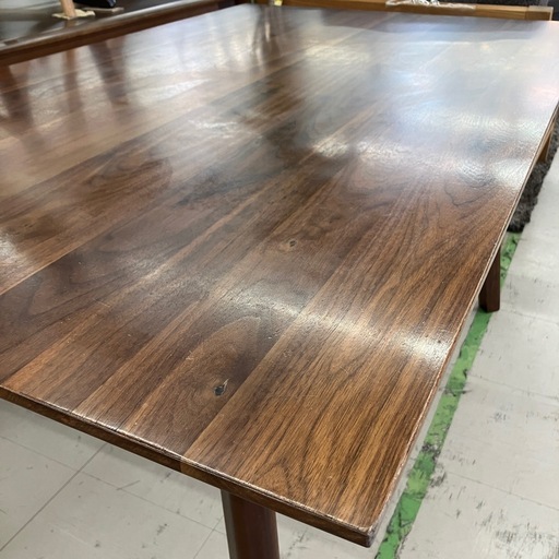 中古品　モリタインテリア　ウォールナット　ダイニングテーブル　幅1400 公田店